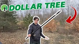 Dollar Tree Only Fishing Rod Challenge