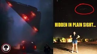 It Was Lurking Right Behind Her.. Night Vision UFO Video Sparks Frenzy