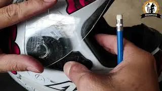 Capacete Axxis Eagle Flowers - Como remover e instalar a viseira no capacete.