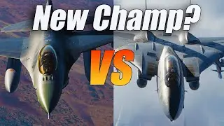 the Rematch #F16 Viper vs #F14 Tomcat #DCS Viper outrates the Tomcat?