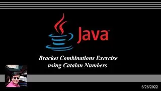 Java: Bracket Combinations using Catalan Formula