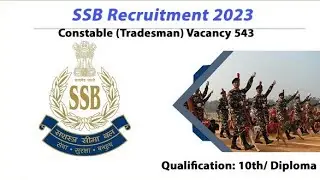 SSB Recruitment 2023 @todayjobupdates8454 #ssb #constable #job #jobs #jobsearch #jobvacancy #news