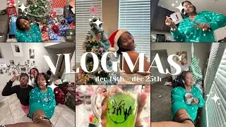 vlogmas week 4 | shopping for pjs & getting ready for christmas