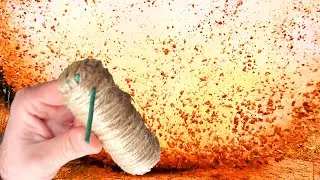 Firecrackers experiment   epic effect