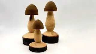 Woodturning | Firewood Mushroom Set