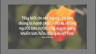 [3] Hãy biết ơn cuộc sống này