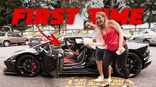 FIRST TIME IN A LAMBO