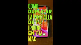 Como compartir la Pantalla de tu iPhone / iPad en tu Mac
