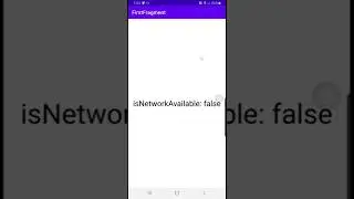 Android MVVM Network Status Monitoring (demo)