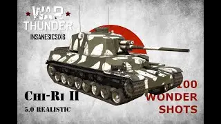 Chi-Ri II. Japan. WAR THUNDER. 100 WONDER SHOTS.