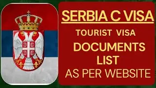 Tourist visa Serbia documents list