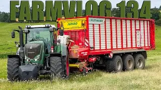 FARMVlog #134 - Sběr ječné slámy s FENDT 828 & Pöttinger Jumbo 10010 Combiline