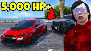 Escaping Entire POLICE DEPARTMENT in GTA 5 RP