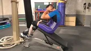 Incline Bench Crunches: 5 Difficulty Variations