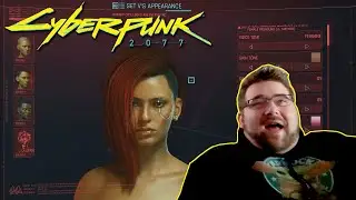 Grim reacts to Cyberpunk 2077 Character Creator