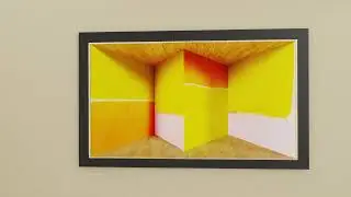 A Reverse Perspective Optical Illusion Inspired by Mark Rothko
