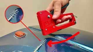 🔥🔥 You won't see a more ingenious method of plastic repair! Everyone will succeed the first time