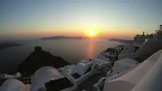 Santorini Sunset Timelapse