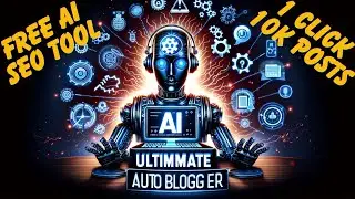 I Built The ULTIMATE FREE AI SEO TOOL: 10,000 AI Blogs 1 Click