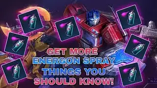 HURRY GET MORE ENERGON SPRAY!!YOU SHOULD KNOW THIS - MLBB 2021