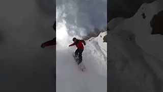 Wild Snowboard Ride