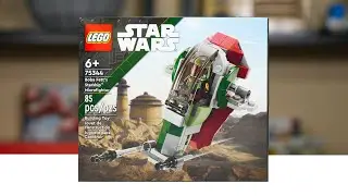 LEGO Star Wars 75344 BOBA FETT'S STARSHIP MICROFIGHTER Review! (2023)