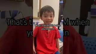 #funny #shorts !!! Jeremiah’s impression of an ANT and a WORM 🤣