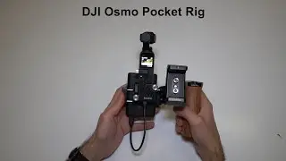 DJI Osmo Pocket RIG with power bank, smartphone holder and hot shoe - using SmallRig components