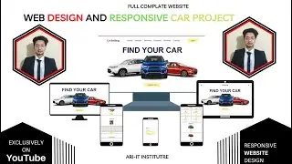 How to create full complete car project || used - html css javascript || responsive design😎😎
