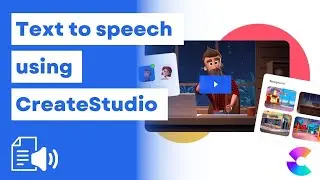 Text-to-speech animation using CreateStudio