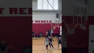 Cooper Flagg cashes a three over Lakers’ Anthony Davis during USA Basketball scrimmage