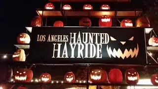HAUNTED HAYRIDE - CREEPY ADVENTURE in LA