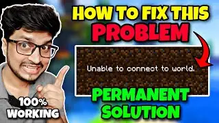 How To Fix Unable To Connect To World Minecraft PE | GeyserMC Not Working Solution