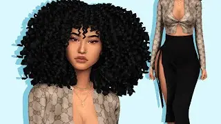the sims 4 cas: mariah | cc list & sim download