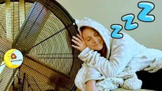 GIANT FAN NOISE in a CAVE + 432hz Om Chant SLEEP