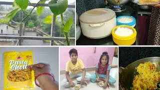 వాతావరణం ఇలా ఉంటే భయమేస్తుంది అయినా తప్పదు కదా! morning to evening routine /simple evening pasta