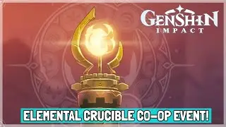 Genshin Impact iOS/Android Gameplay: Elemental Crucible Co-op Event with Random (Multiplayer)