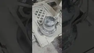 Полировка изделия из мрамора