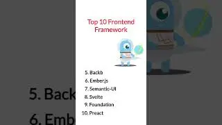 Top 10 Frontend Framework | Tamil