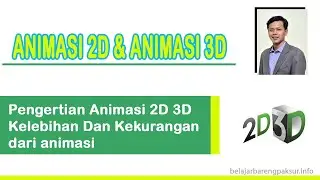 Pengertian Animasi 2D 3D Dan kelebihan kekurangan dari animasi
