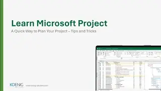 Learn Microsoft Project - Tips and Tricks online | Koenig Solutions