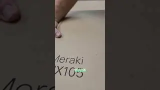 1 minute Unboxing Cisco Meraki Mx105 security appliance #it #networking #cisco #meraki #security
