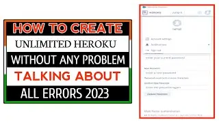 How to Create Heroku Account | How to Create Unlimited Heroku Account | Create Heroku Account 2023