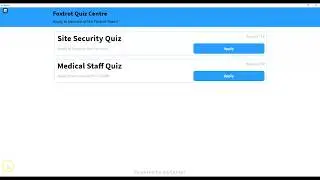 Foxtrot Medical Staff Quiz Answers