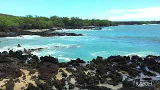 Epic Volcanic Coast Ocean Waves | Maui Hawaii Drone Photography | Relax Tropical Nature | 4K Travel