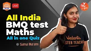 All India BMQ test- Maths All in one Quiz📃 | Class 6, 7 & 8 Maths🔥 | Sana Ma'am | Math Pirates🏴‍☠️