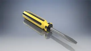 Screwdriver 3D CAD Tutorial | Autodesk Inventor Full Walkthrough