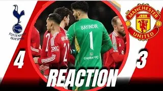 Spurs 4 Manchester United 3 | Reaction