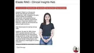 Elasticsearch powered AI Medical Assistant Reviewing Patient Clinical Notes