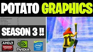 How to Get Potato Graphics in Fortnite! (Max FPS + 0 Delay) In Intel & AMD GPU ✅